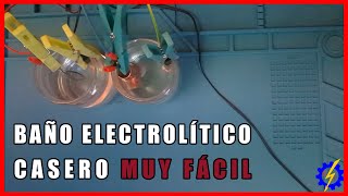 🛠Como hacer Baño electrolítico casero muy fácil con cosas que todos tenemos en casa ⚙ [upl. by Tillford]