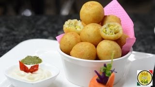 Golden Fried Cheese amp Sweetcorn Balls  By VahChef  VahRehVahcom [upl. by Armalda]