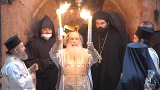 The Orthodox Easter the Holy Fire from Jerusalem to the world [upl. by Nellad826]