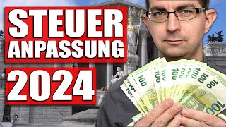 Steuertarif 2024 Wie du von der Inflationsanpassung profitierst [upl. by Ahsial]