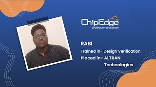 Chipedge VLSI Student Testimonial [upl. by Hagood]