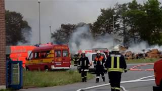 170617 Brand bei Südzucker in Ochsenfurt [upl. by Madigan]