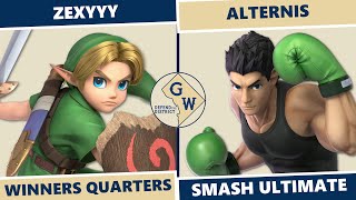 Defend The District 8 Winners Quarters  Zexyyy Young Link Vs Alternis Little Mac SSBU [upl. by Enialem]