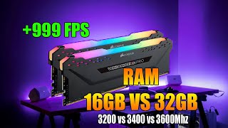 16 VS 32 GB de MEMORIA RAM para JUGAR  2024 [upl. by Wolbrom368]