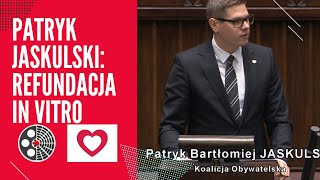 Patryk Jaskulski  refundacja In vitro [upl. by Marlowe]