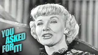 Blondie Actress Penny Singleton Sings For Us [upl. by Natsirk]