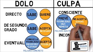 IMPRUDENCIA O DOLO DIFERENCIAS Y EJEMPLOS DERECHO PENAL [upl. by Mesics]