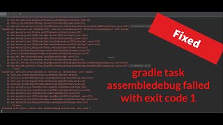 fix flutter error  gradle task assembledebug failed with exit code 1 [upl. by Nilorac]