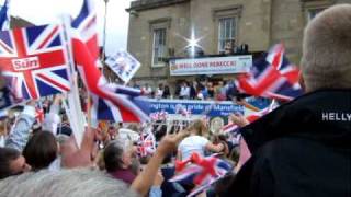 Mansfield welcomes Rebecca Adlington [upl. by Eenalem648]