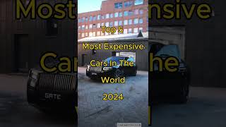 Top 5 Most Expensive Cars in the World 2024 Sept [upl. by Wilie941]