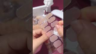 How to use semi cured gel nail strips to achieve salon quality manicure [upl. by Merriam]