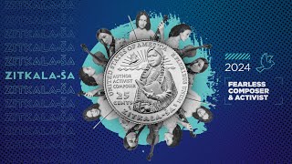 2024 American Women Quarters™ Program  US Mint  Zitkala Ša [upl. by Yellas]