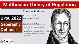 Malthus Theory Of Population ll Malthusian Theory ll Hindi Explanation ll Geography [upl. by Lotsyrk]