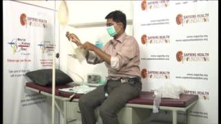 SAPIENS HEALTH FOUNDATION  CAPD demonstration 2 [upl. by Eat]