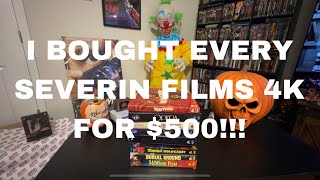 Huge Severin Films 4K Bluray Haul Horror movie update [upl. by Hasty331]