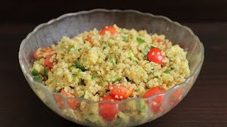 Quinoa and Avocado salad Recipe [upl. by Hammer]