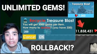 WTF UNLIMITED GEMS EASY GEMS  ROLLBACK  Growtopia [upl. by Christianity]