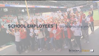 2023 School Employee Appreciation Month with SchoolsFirst FCU [upl. by Ruosnam]