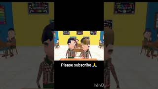 samokhan funny comedy school me aatngvadipart18 viralshort viralcomedy [upl. by Bocoj]