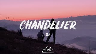 Sia  Chandelier Lyrics [upl. by Wisnicki368]