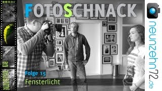 Fotoschnack  Folge 15  Portraits Fotografieren mit Fensterlicht [upl. by Solohcin]