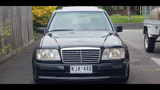 W124 AMG 30 m103 swap walkaround and some revs [upl. by Eneloj]