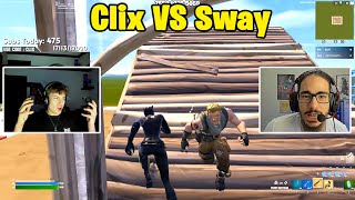 Clix VS FaZe Sway 1v1 Buildfights [upl. by Secnarf363]