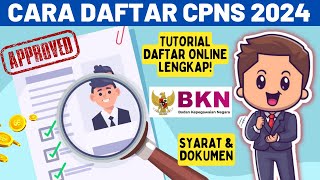 Cara Daftar CPNS 2024 Online Terbaru Syarat Lulusan SMA SMK S1  Kapan CPNS 2024 Dibuka [upl. by Anirahc]