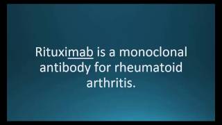 How to pronounce rituximab Rituxan Memorizing Pharmacology Video Flashcard [upl. by Agbogla134]