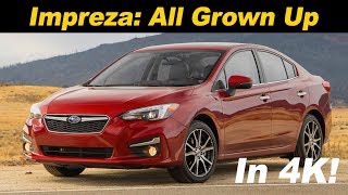 2018 Subaru Impreza Review and Road Test in 4K UHD [upl. by Reifel]