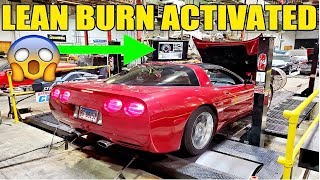 We Tuned A Corvette For Prius Fuel Economy amp Z06 Power With LEAN BURN MODE Project 40 MPG EcoVette [upl. by Zennie]