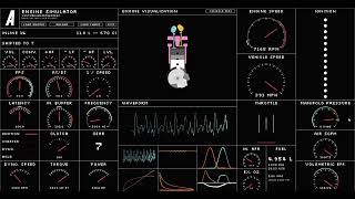 Inline 14 Engine Frequency Changed Engine Simulator [upl. by Llebiram]