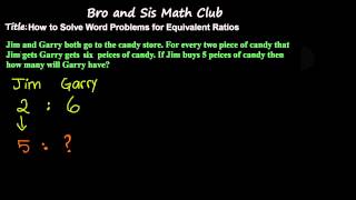 Word Problem for Equivalent Ratios  7th Grade Math [upl. by Will521]