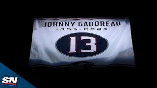 Blue Jackets Pay Tribute To Johnny And Matthew Gaudreau [upl. by Fillander]