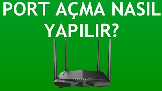 Tenda Modem Port Açma Nasıl Yapılır [upl. by Mohandas792]