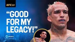 Charles Oliveira on his motivation for Chandler rematch and possible Holloway showdown 👀 UFC309 [upl. by Ainitsirk]