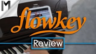 FLOWKEY  Piano Tutorial App  Review [upl. by Dnar]