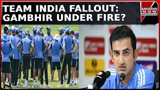 INDNZ Series Fallout Gambhirs Decisions Under Scrutiny Heads To Roll In Team India  Top News [upl. by Fayre]