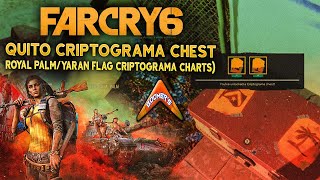 Far Cry 6  Quito Criptograma Chest Royal PalmYaran Flag Criptograma Charts [upl. by Lacym391]