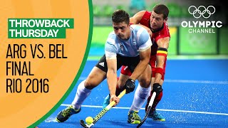 Argentina vs Belgium  Mens Hockey Gold Medal Match  Rio 2016 Replays  Throwback Thursday [upl. by Schumer876]