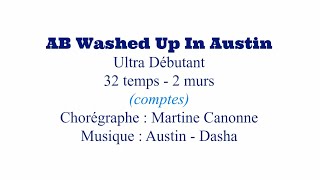 AB Washed Up in Austin  Line Dance comptes [upl. by Maze]