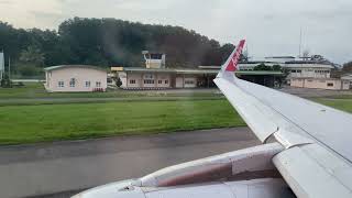 5102024 AirAsia  Airbus A320216 WL Takeoff at Kota Kinabalu International Airport [upl. by Ligriv]