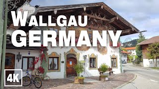 Small Bavarian Village Walking Tour Wallgau GERMANY • Real Time Virtual Ambiance in 4K ASMR [upl. by Micro451]