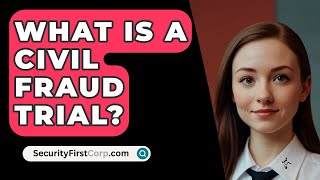 What Is A Civil Fraud Trial  SecurityFirstCorpcom [upl. by Flosi]