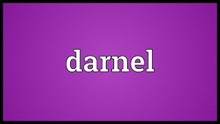 Darnel Meaning [upl. by Haff]