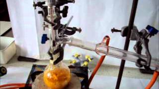 Isolation of limonene by steam distillation [upl. by Koeppel]