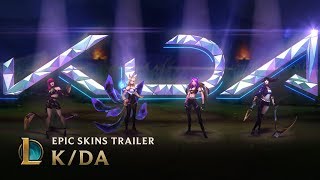 KDA  OFFICIAL SKINS TRAILER  LEAGUE OF LEGENDS [upl. by Eetnom667]