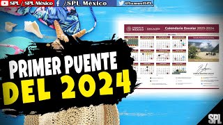 Calendario oficial 2024 en México Listado de festivos y puentes de este año ¡Ve aquí primer puente [upl. by Ykvir]