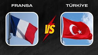 Fransa vs Türkiye Askeri Güç Karşılaştırması 2024 [upl. by Ettennat]