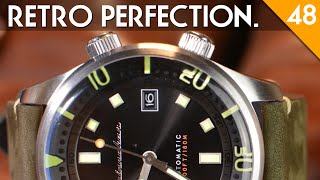 Spinnaker Bradner Automatic Compressor Dive Watch Review  New Version 2  Strap Options  Lume [upl. by Harbed]